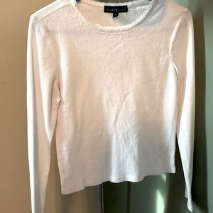 Long sleeve white shirt